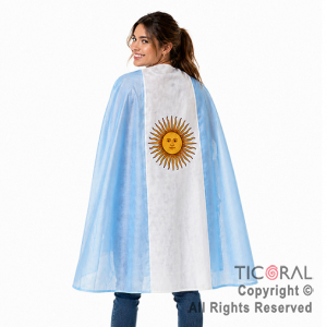 CAPA ARGENTINA FISELINA ADULTO CON SOL CR